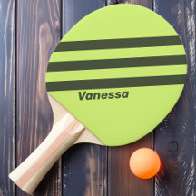 Retro Moss Wand an drei Streifen mit Namen