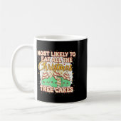Retro Most Likely To Eat All The Christmas Tree Ca Kaffeetasse (Links)