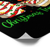 Retro Most Likely To Eat All The Christmas Tree Ca Poster (Ecke)