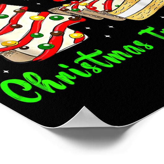 Retro Most Likely To Eat All The Christmas Tree Ca Poster (Ecke)