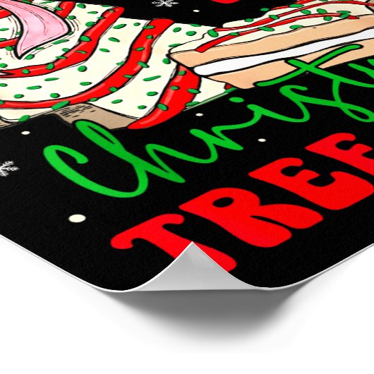 Retro Most Likely To Eat All The Christmas Tree Ca Poster (Ecke)