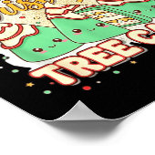 Retro Most Likely To Eat All The Christmas Tree Ca Poster (Ecke)