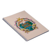 Retro Mother Earth Graphic der 70er Notizblock (Rechte Seite)