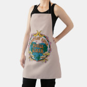 Retro Mother Earth Graphic der 70er Schürze (InSitu)
