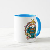 Retro Mother Earth Graphic der 70er Tasse (VorderseiteRechts)