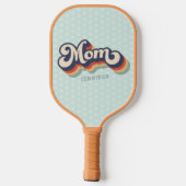 Retro Mother's Day Gift Sports Pickleball Schläger (Rückseite)