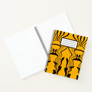 Retro-Motivations-Typografie-Zitat im Vintage-Stil Notizblock