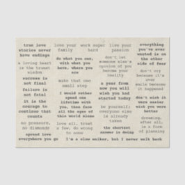 Retro-Motivierend Notizbücher für Journalisten Seidenpapier