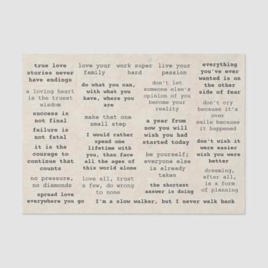 Retro-Motivierend Notizbücher für Journalisten Seidenpapier (Vorderseite)