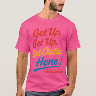 Retro-Motivierend Quotentypografie in Rot, Gelb T-Shirt