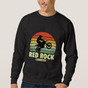 Retro Motocross Adventure - Red Rock Country Sweatshirt