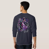Retro Motocross - MX Motocross Sweatshirt (Schwarz voll)
