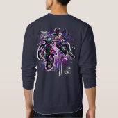 Retro Motocross - MX Motocross Sweatshirt (Rückseite)