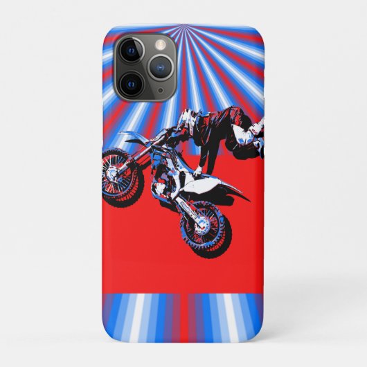Retro Motocross Rider Design Case-Mate iPhone Hülle (Rückseite)