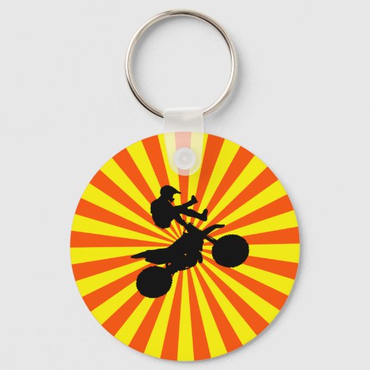 RETRO-MOTOKROSS SCHLÜSSELANHÄNGER (Vorderseite)