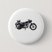 Retro-Motorrad Button (Vorderseite)