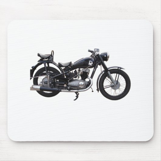 Retro-Motorrad Mousepad (Vorne)