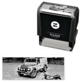 Retro-Motorrad Permastempel (Beispiel)