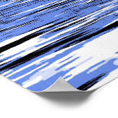 Retro Motorrad Racing Poster (Ecke)