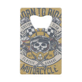 Retro Motorrad rostfreier Stahl Flaschenöffner (Vorderseite)