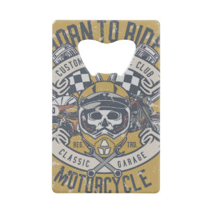 Retro Motorrad rostfreier Stahl Flaschenöffner