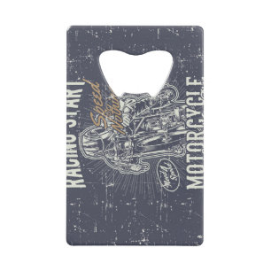 Retro Motorrad rostfreier Stahl Flaschenöffner