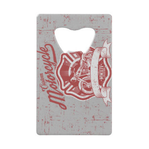 Retro Motorrad rostfreier Stahl Flaschenöffner