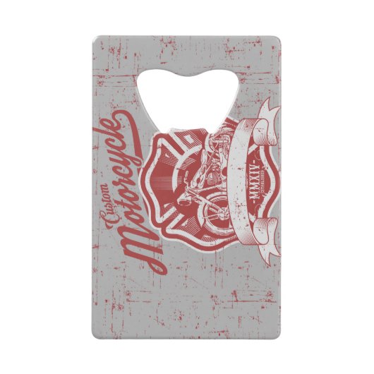 Retro Motorrad rostfreier Stahl Flaschenöffner (Vorderseite)