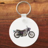 Retro-Motorrad Schlüsselanhänger (Vorderseite)