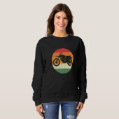 Retro-Motorrad Sweatshirt (Vorne ganz)