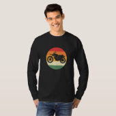 Retro-Motorrad T-Shirt (Vorne ganz)