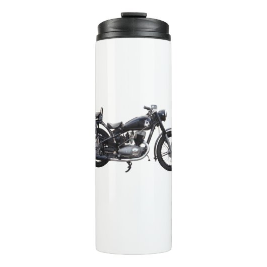 Retro-Motorrad Thermosbecher (Vorderseite)