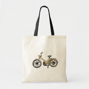 Retro-Motorradfahrer Tragetasche