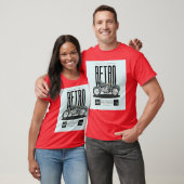 Retro-Motorradposter Freund T-Shirt (Unisex)