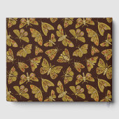 Retro-Motten der 1970er Gästebuch (Rückseite)