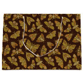 Retro-Motten der 1970er Große Geschenktüte (Vorderseite)