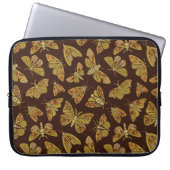 Retro-Motten der 1970er Laptopschutzhülle (Vorderseite)