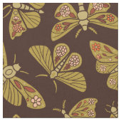 Retro-Motten der 1970er Stoff (Nahaufnahme)