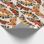 Retro-Motten-Wrapapier Geschenkpapier (Ecke)