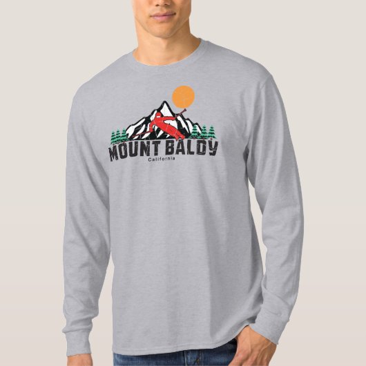 Retro Mount Baldy Ski T-Shirt (Vorderseite)