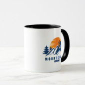 Retro Mount Denali Wandern T - Shirt Tasse (VorderseiteRechts)