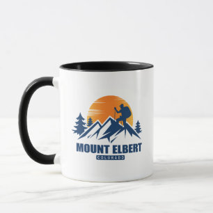 Retro Mount Elbert Hike T - Shirt Tasse