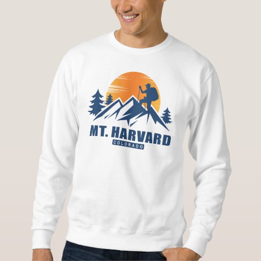 Retro Mount Harvard Wandern T - Shirt (Vorderseite)