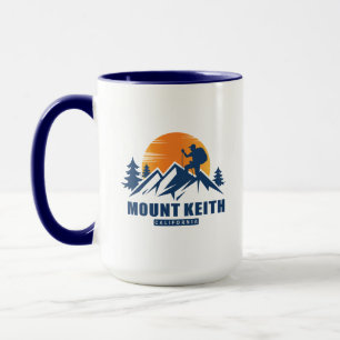 Retro Mount Keith Wandern T - Shirt Tasse