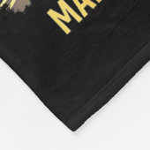 Retro Mount Rushmore South Dakota State Badlands Fleecedecke (Ecke)
