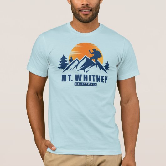 Retro Mount Whitney Hike T - Shirt (Vorderseite)