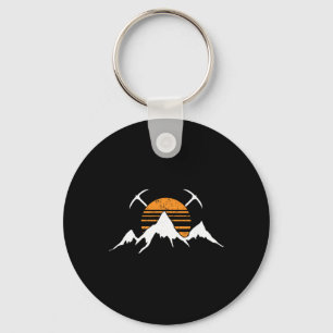 Retro Mountain Eisklettern Bouldering Schlüsselanhänger
