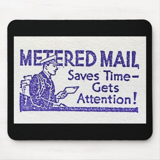 Retro Mousepad gemessene Post retten die alte (Vorne)