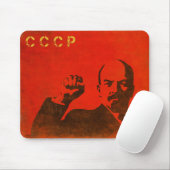Retro Mousepad mit Vintagem Druck Lenin UDSSR (Mit Mouse)
