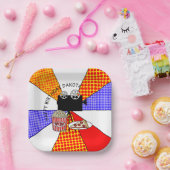 Retro Movie Night Geburtstagsparty Pappteller (Party)